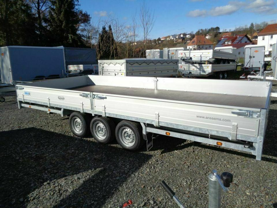 Böckmann Humbaur, Hulco - PKW Anhänger Tridem 3,5 to 5x2,2m - Dropside/ Flatbed trailer: picture 4 Böckmann Humbaur, Hulco - PKW Anhänger Tridem 3,5 to 5x2,2m - Dropside/ Flatbed trailer: picture 4