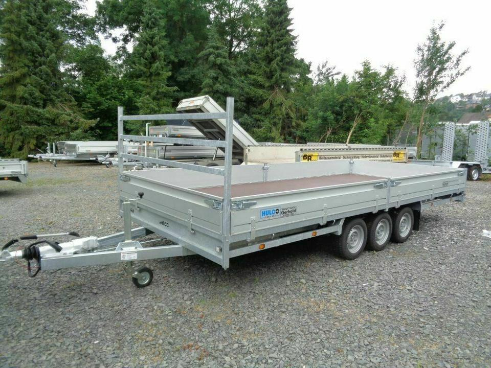 Böckmann Humbaur, Hulco - PKW Anhänger Tridem 3,5 to 5x2,2m - Dropside/ Flatbed trailer: picture 2 Böckmann Humbaur, Hulco - PKW Anhänger Tridem 3,5 to 5x2,2m - Dropside/ Flatbed trailer: picture 2