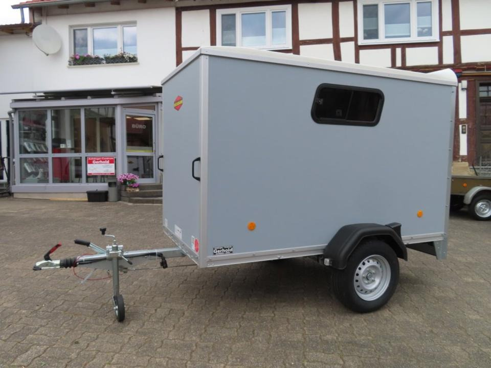 Böckmann KT 2513/135 PKW-Anhänger Kofferanhänger Fenster 100km/h - Closed box trailer: picture 1 Böckmann KT 2513/135 PKW-Anhänger Kofferanhänger Fenster 100km/h - Closed box trailer: picture 1