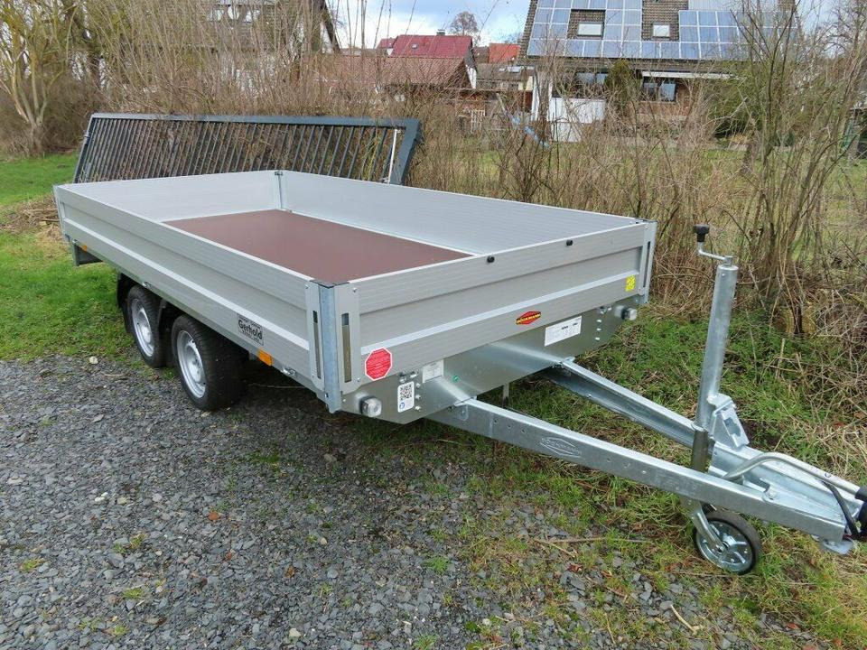 Böckmann PKW-Anhänger, 2,7 to. HL-AL 3718/27 F, Hochlader - Dropside/ Flatbed trailer: picture 1 Böckmann PKW-Anhänger, 2,7 to. HL-AL 3718/27 F, Hochlader - Dropside/ Flatbed trailer: picture 1