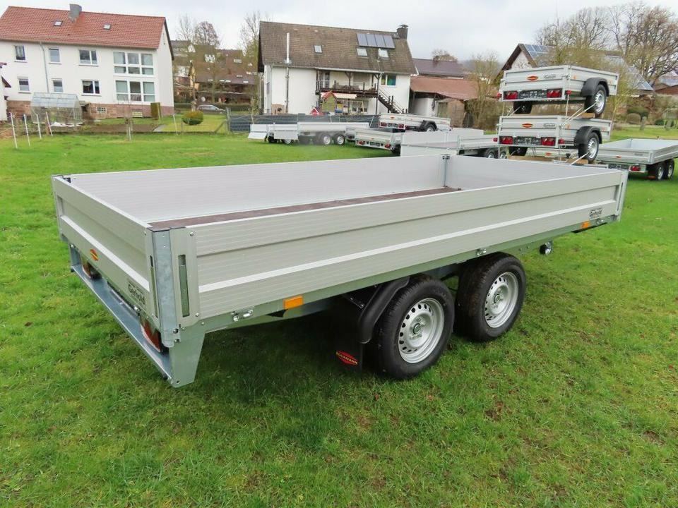 Böckmann PKW-Anhänger, 2,7 to. HL-AL 3718/27 Hochlader - Dropside/ Flatbed trailer: picture 2 Böckmann PKW-Anhänger, 2,7 to. HL-AL 3718/27 Hochlader - Dropside/ Flatbed trailer: picture 2