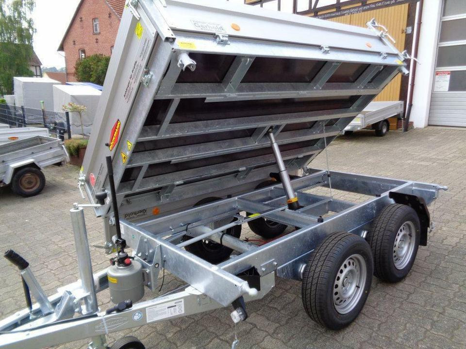 Böckmann PKW-Anhänger, Dreiseitenkipper, 2,7 to - Tipper trailer: picture 1 Böckmann PKW-Anhänger, Dreiseitenkipper, 2,7 to - Tipper trailer: picture 1
