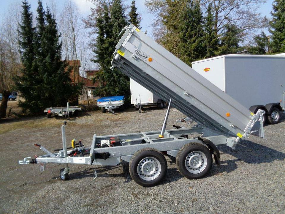 Böckmann PKW-Anhänger Elektro-Dreiseitenkipper DK-AL 2516/27P - Tipper trailer: picture 4 Böckmann PKW-Anhänger Elektro-Dreiseitenkipper DK-AL 2516/27P - Tipper trailer: picture 4