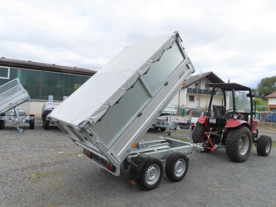 Böckmann PKW-Anhänger Kipper 2,0to Blechaufsatz Abdeckplane - Tipper trailer: picture 1 Böckmann PKW-Anhänger Kipper 2,0to Blechaufsatz Abdeckplane - Tipper trailer: picture 1