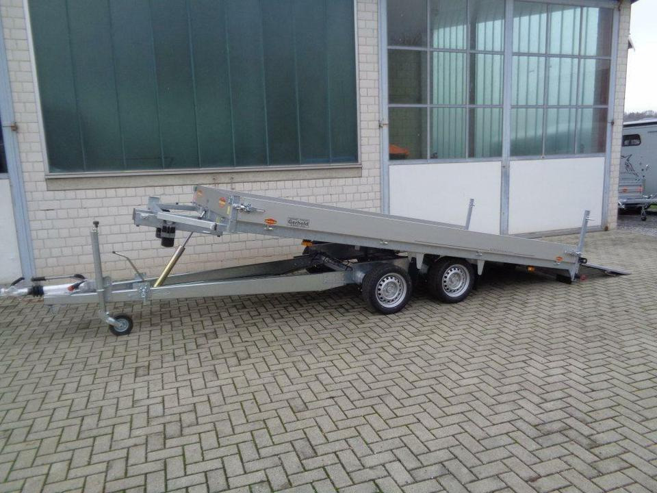 Böckmann PKW-Anhänger, Universaltransporter 3,5 to. - Dropside/ Flatbed trailer: picture 1 Böckmann PKW-Anhänger, Universaltransporter 3,5 to. - Dropside/ Flatbed trailer: picture 1