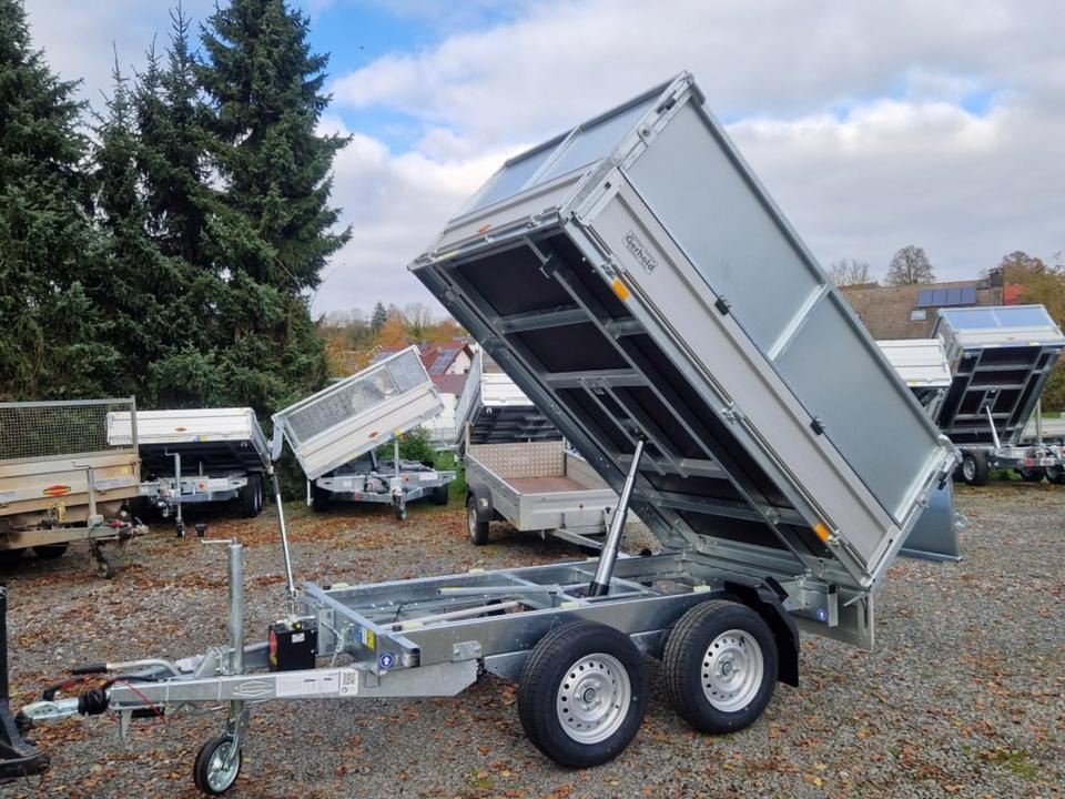 Böckmann Rückwärtskipper PKW Anhänger RK-AL 2516/20 Blechaufsatz - Tipper trailer: picture 1 Böckmann Rückwärtskipper PKW Anhänger RK-AL 2516/20 Blechaufsatz - Tipper trailer: picture 1