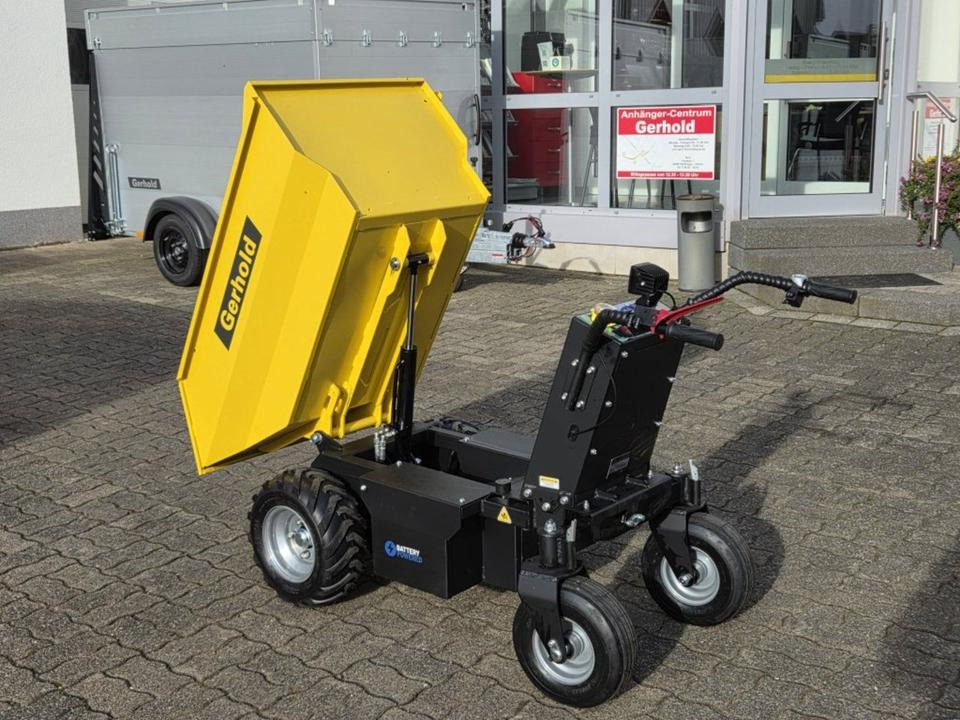 Mini dumper E Dumper Minidumper Mulde Elektroschubkarre Mieten Leihen: picture 6