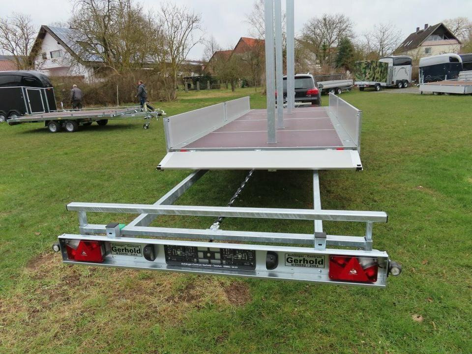 Langmaterialanhänger Unsinn LM 3554-14-2040 Deichsel ausziehbar - Dropside/ Flatbed trailer: picture 4 Langmaterialanhänger Unsinn LM 3554-14-2040 Deichsel ausziehbar - Dropside/ Flatbed trailer: picture 4