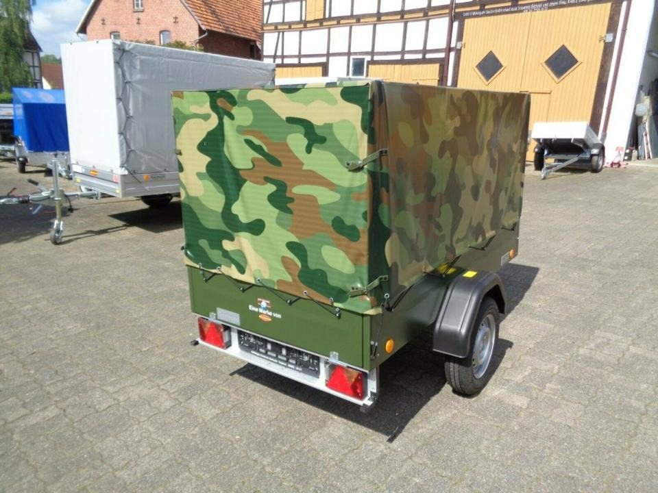 TPV PKW-Anhänger Plane und Spriegel 750 kg, Camouflage - Car trailer: picture 4 TPV PKW-Anhänger Plane und Spriegel 750 kg, Camouflage - Car trailer: picture 4