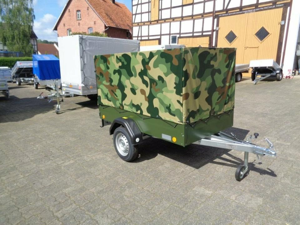 TPV PKW-Anhänger Plane und Spriegel 750 kg, Camouflage - Car trailer: picture 2 TPV PKW-Anhänger Plane und Spriegel 750 kg, Camouflage - Car trailer: picture 2