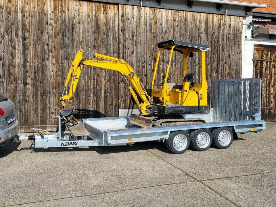 Vlemmix Tridem Maschinentransporter 3,5t Minibagger - Plant trailer: picture 1 Vlemmix Tridem Maschinentransporter 3,5t Minibagger - Plant trailer: picture 1