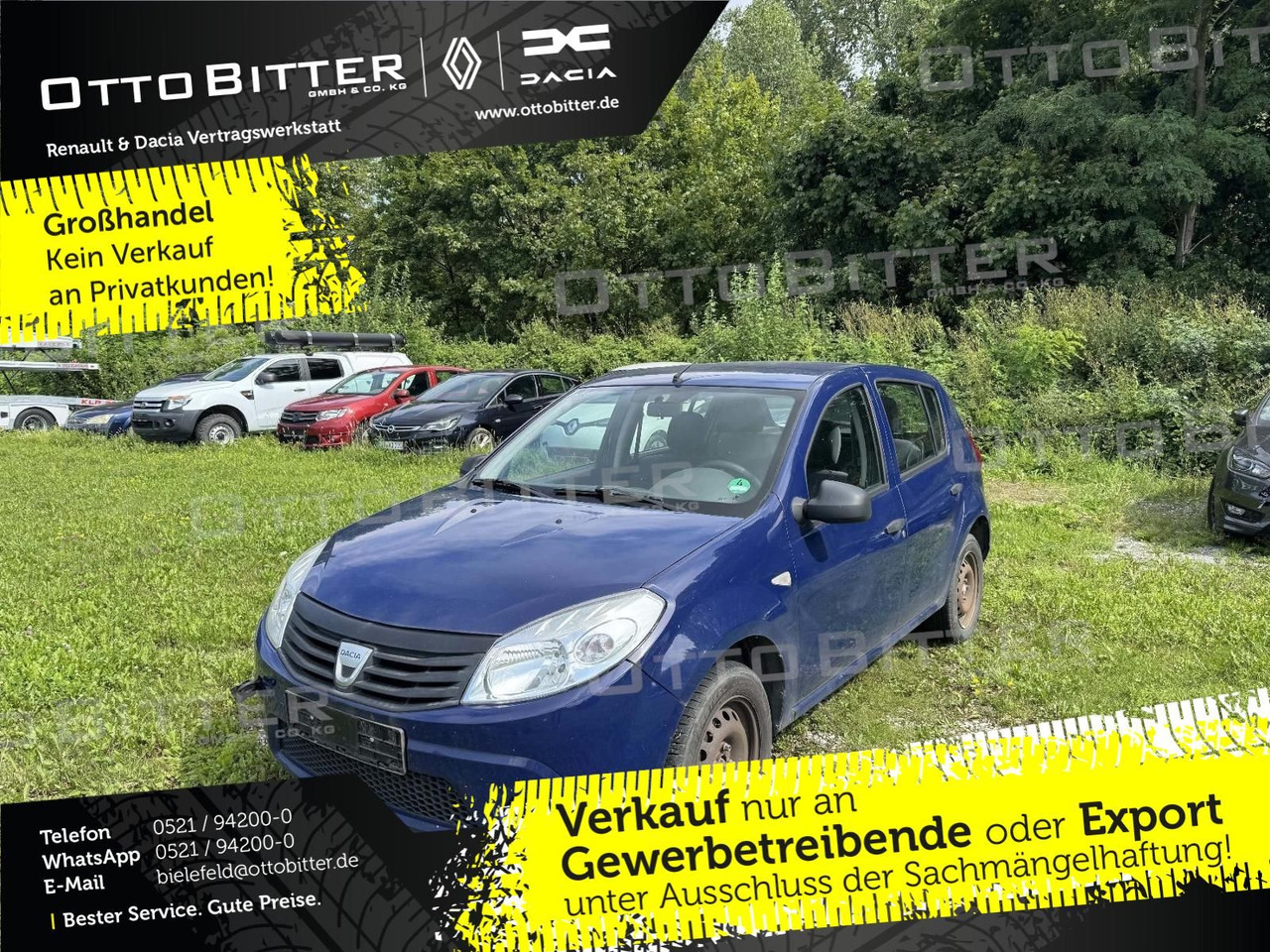 Dacia Sandero 1.4 +ZAHNRIEMEN GERISSEN+ - Car: picture 1 Dacia Sandero 1.4 +ZAHNRIEMEN GERISSEN+ - Car: picture 1