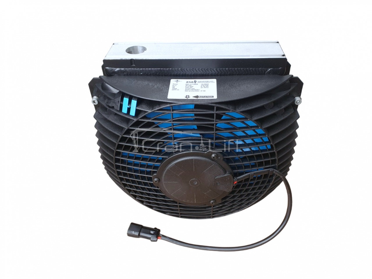 Chłodnica oleju hydraulicznego ASATT07RD02 24V - Oil cooler for Loader crane: picture 2 Chłodnica oleju hydraulicznego ASATT07RD02 24V - Oil cooler for Loader crane: picture 2