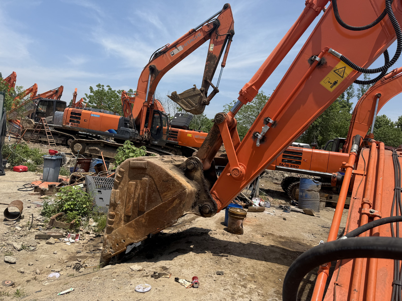 HITACHI used hitachi 350-5g excavator - Wheel excavator: picture 4 HITACHI used hitachi 350-5g excavator - Wheel excavator: picture 4