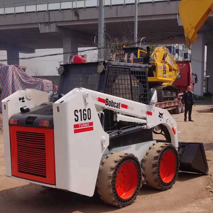 Used Bob Cat Bob Cat S160 Used Mini Skid Steer Wheel Loader Multifunctional Track Loaders Bobcat S160 2.7 Ton - Skid steer loader: picture 3 Used Bob Cat Bob Cat S160 Used Mini Skid Steer Wheel Loader Multifunctional Track Loaders Bobcat S160 2.7 Ton - Skid steer loader: picture 3