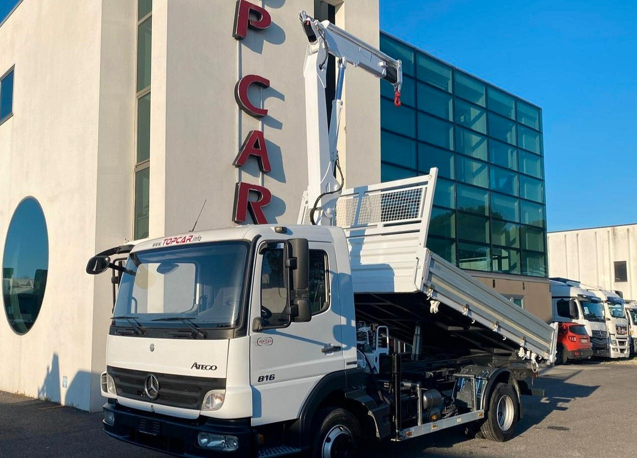 MERCEDES 816 ATEGO CASSONE RIBALTABILE E GRU - Tipper, Crane truck: picture 4 MERCEDES 816 ATEGO CASSONE RIBALTABILE E GRU - Tipper, Crane truck: picture 4