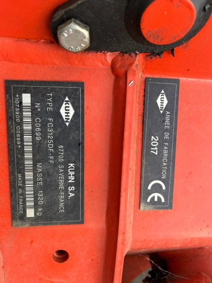 Kuhn 3125  - Mower: picture 5 Kuhn 3125  - Mower: picture 5