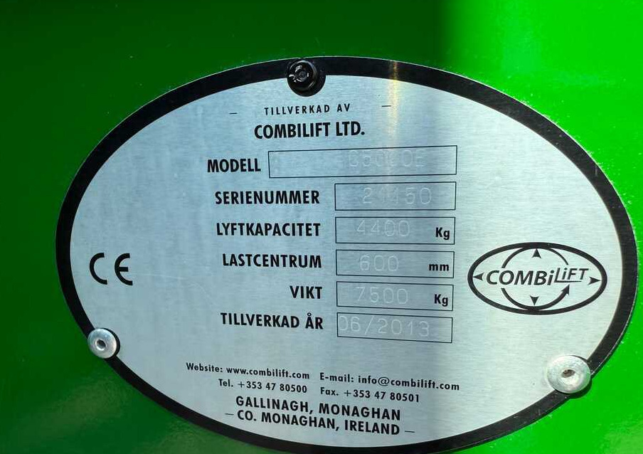 Leasing of  Combilift C5000E / ELECTRIC / TRIPLEX 8300MM / FULL FREE LIFT / WIDE POSITIONER / FORK SIDESHIFT / BATTERY LIKE NEW Combilift C5000E / ELECTRIC / TRIPLEX 8300MM / FULL FREE LIFT / WIDE POSITIONER / FORK SIDESHIFT / BATTERY LIKE NEW: picture 24