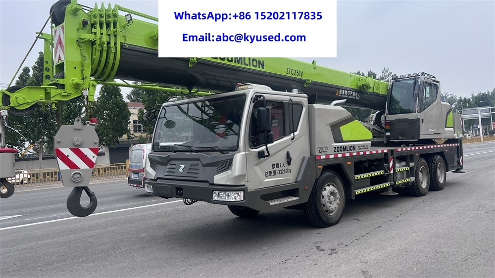 ZOOMLION ZTC251V QY25V 25TON 30TON 35TON 40TON 50TON 55TON 70TON 80TON 100T - Mobile crane: picture 1 ZOOMLION ZTC251V QY25V 25TON 30TON 35TON 40TON 50TON 55TON 70TON 80TON 100T - Mobile crane: picture 1
