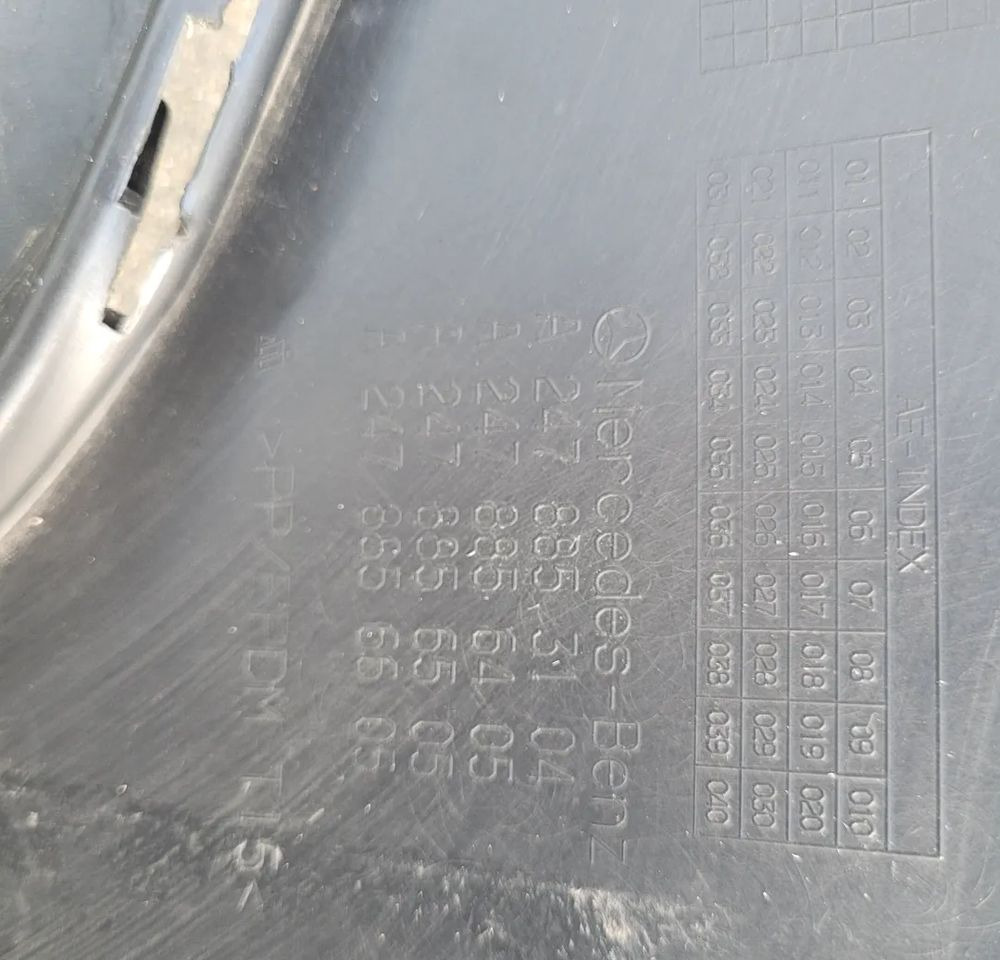 NAKLADKA ZDERZAKA TYL SPOJLER MERCEDES GLA A2478853104 - Aerodynamics/ Spoiler for Truck: picture 5 NAKLADKA ZDERZAKA TYL SPOJLER MERCEDES GLA A2478853104 - Aerodynamics/ Spoiler for Truck: picture 5