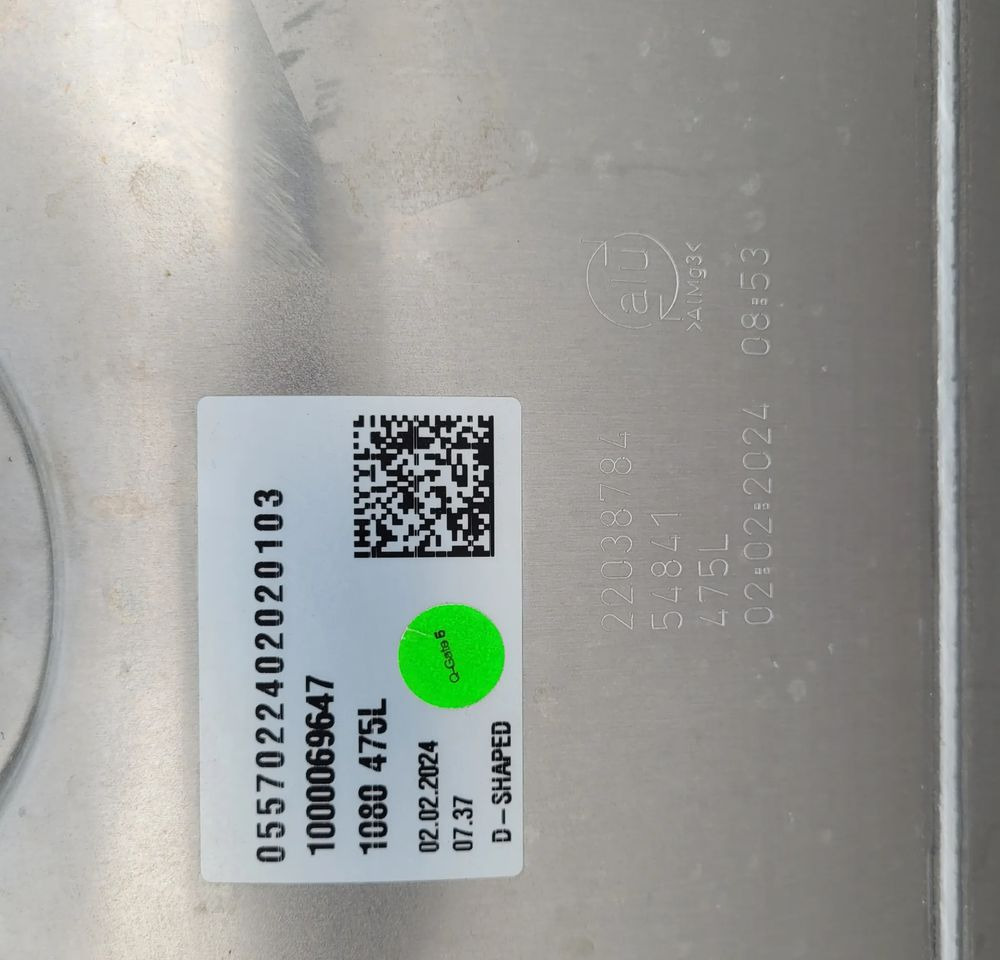 ZBIORNIK PALIWA VOLVO FH4 FH5 GAMA 150X55X68 CM 475L 22038784 CHWALIM116 - Fuel tank for Truck: picture 4 ZBIORNIK PALIWA VOLVO FH4 FH5 GAMA 150X55X68 CM 475L 22038784 CHWALIM116 - Fuel tank for Truck: picture 4