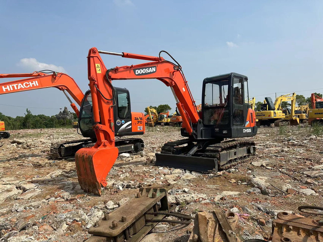 DOOSAN DH55 Mini Excavator 5.5T - Mini excavator: picture 5 DOOSAN DH55 Mini Excavator 5.5T - Mini excavator: picture 5