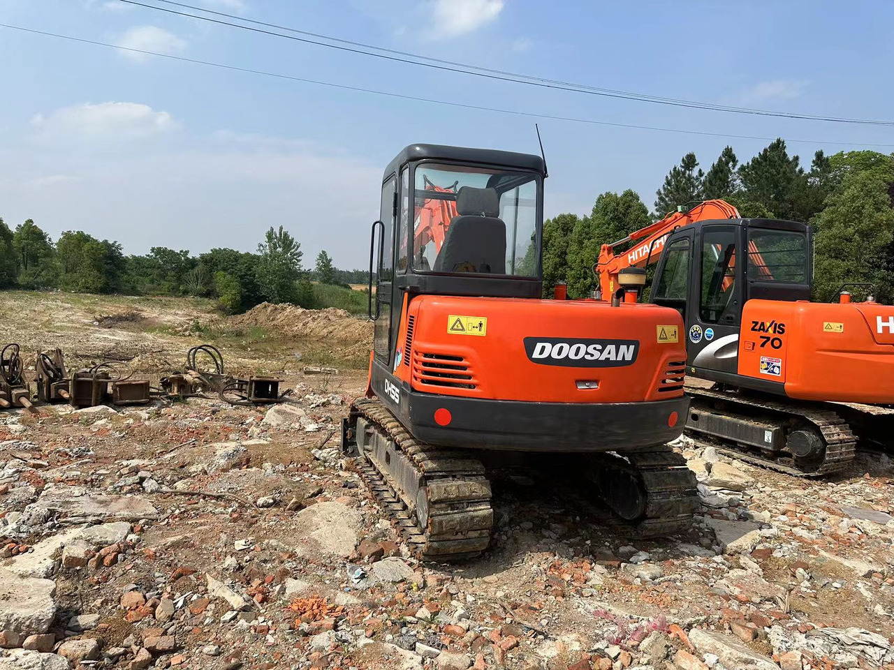 DOOSAN DH55 Mini Excavator 5.5T - Mini excavator: picture 3 DOOSAN DH55 Mini Excavator 5.5T - Mini excavator: picture 3