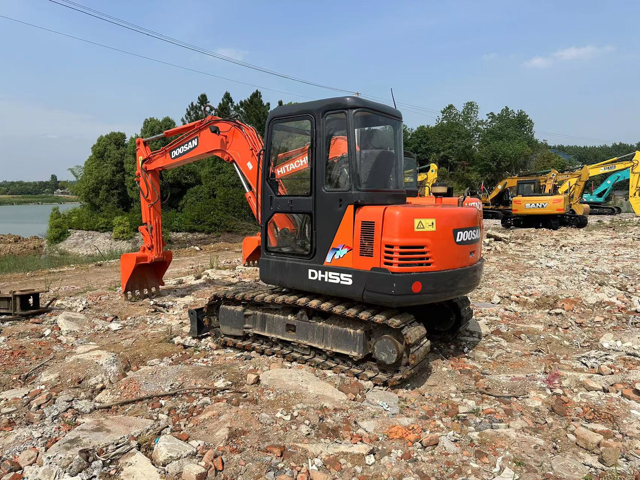 DOOSAN DH55 Mini Excavator 5.5T - Mini excavator: picture 4 DOOSAN DH55 Mini Excavator 5.5T - Mini excavator: picture 4