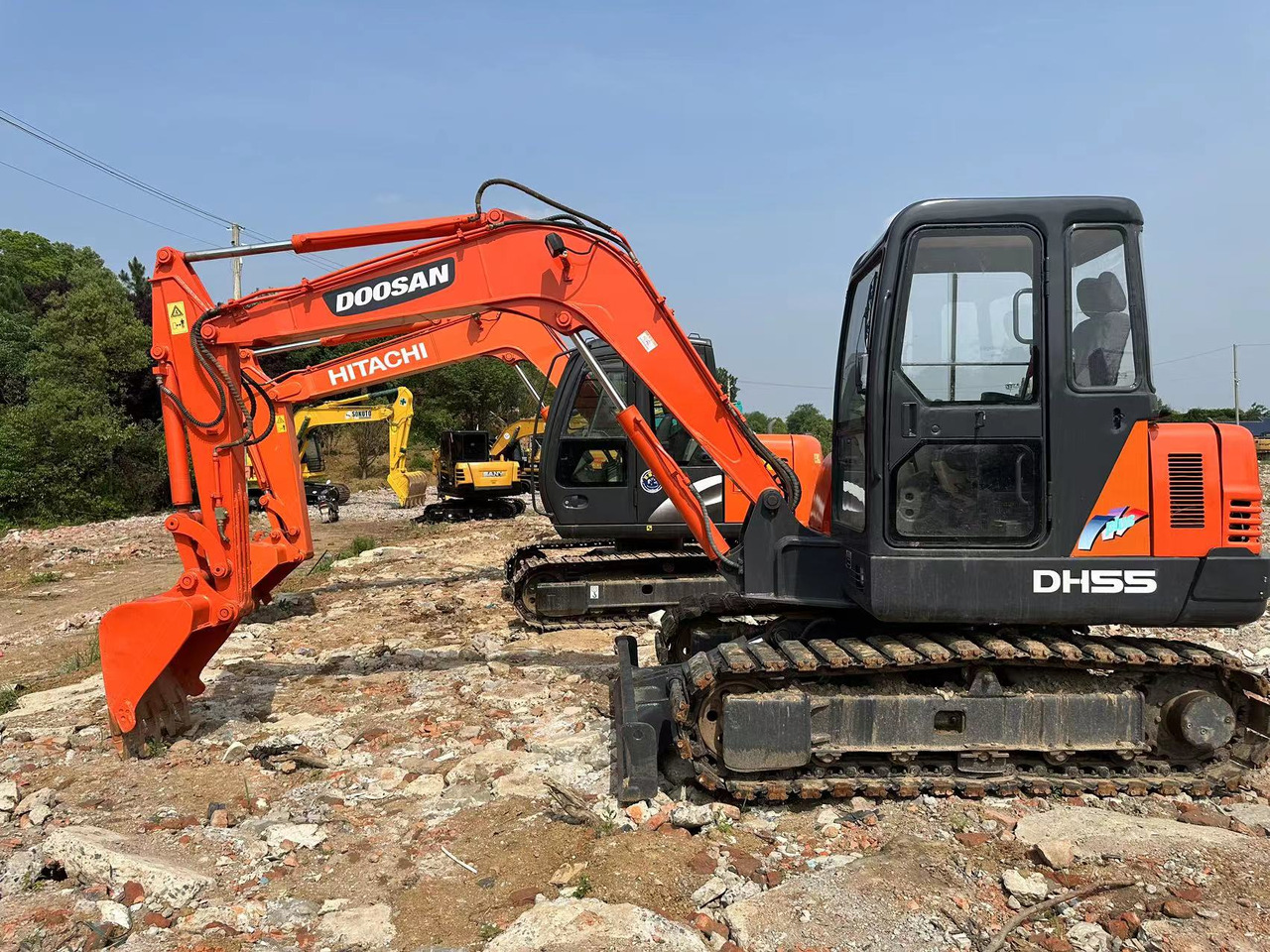DOOSAN DH55 Mini Excavator 5.5T - Mini excavator: picture 1 DOOSAN DH55 Mini Excavator 5.5T - Mini excavator: picture 1