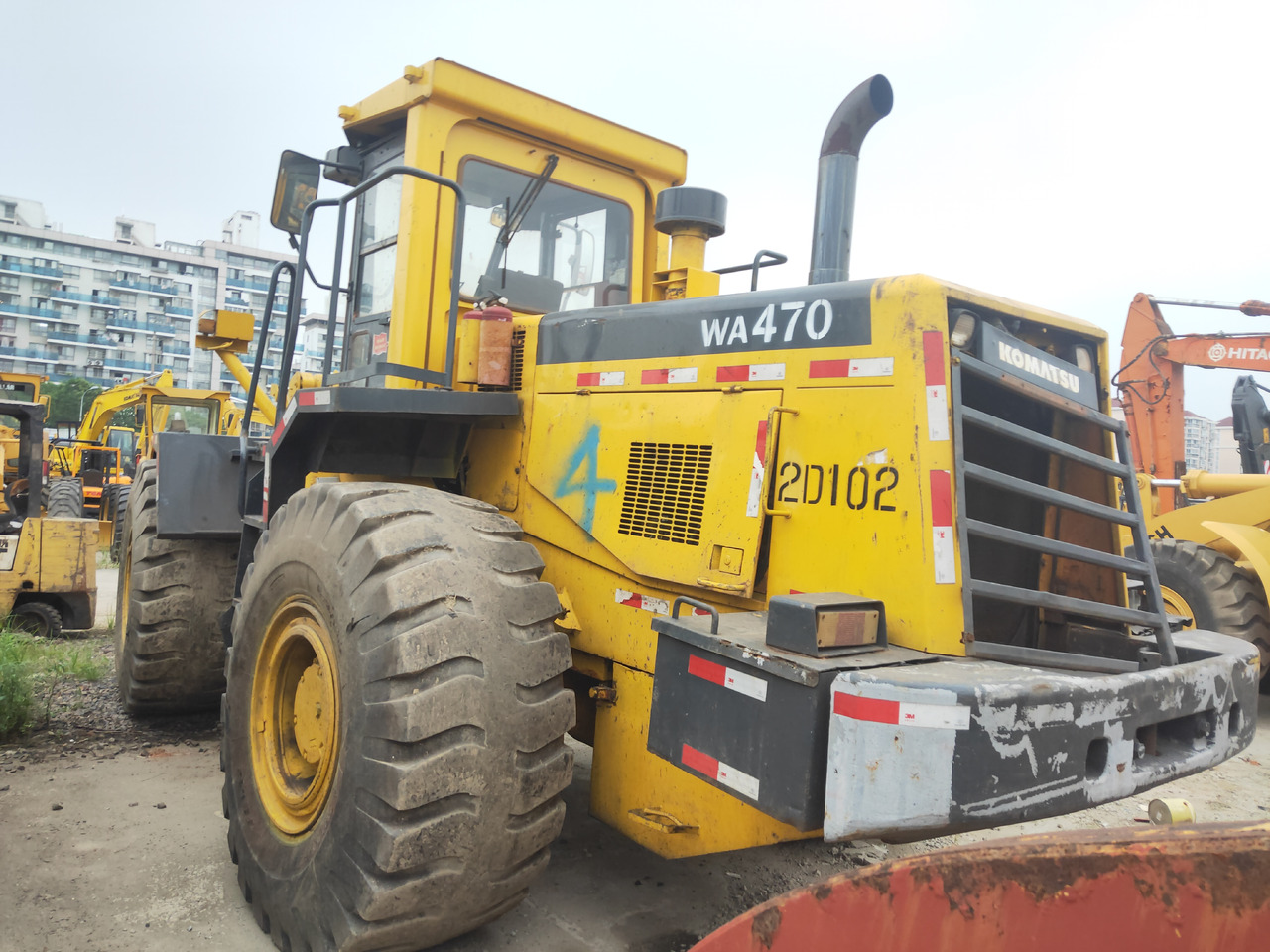 KOMATSU Wheel WA470-3 With a fork - Wheel loader: picture 4 KOMATSU Wheel WA470-3 With a fork - Wheel loader: picture 4