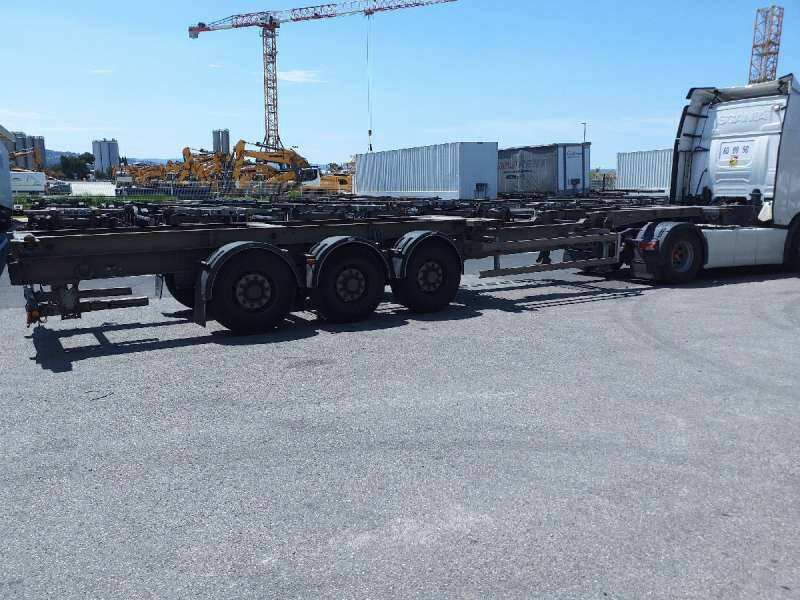 Semi-remorque 3 Essieux 38 TONNES CHARIOT COULISSANT - Container transporter/ Swap body semi-trailer: picture 1 Semi-remorque 3 Essieux 38 TONNES CHARIOT COULISSANT - Container transporter/ Swap body semi-trailer: picture 1