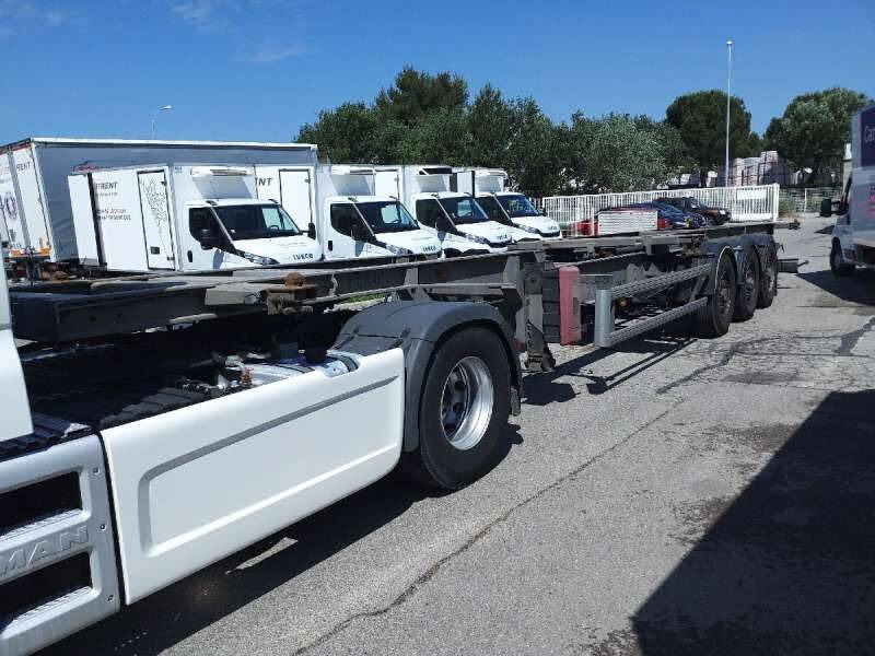 Semi-remorque 3 Essieux 38 TONNES CHARIOT COULISSANT - Container transporter/ Swap body semi-trailer: picture 4 Semi-remorque 3 Essieux 38 TONNES CHARIOT COULISSANT - Container transporter/ Swap body semi-trailer: picture 4