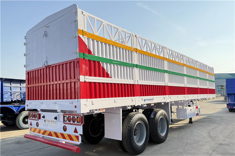 TITAN 2 Axle Fence Cargo Trailer with Bogie Suspension for Sale In Zimbabwe - Livestock semi-trailer: picture 2 TITAN 2 Axle Fence Cargo Trailer with Bogie Suspension for Sale In Zimbabwe - Livestock semi-trailer: picture 2