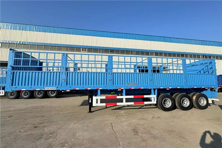 TITAN 3 Axle 60 Ton Cargo Semi Trailer for Sale In Sudan - Livestock semi-trailer: picture 4 TITAN 3 Axle 60 Ton Cargo Semi Trailer for Sale In Sudan - Livestock semi-trailer: picture 4