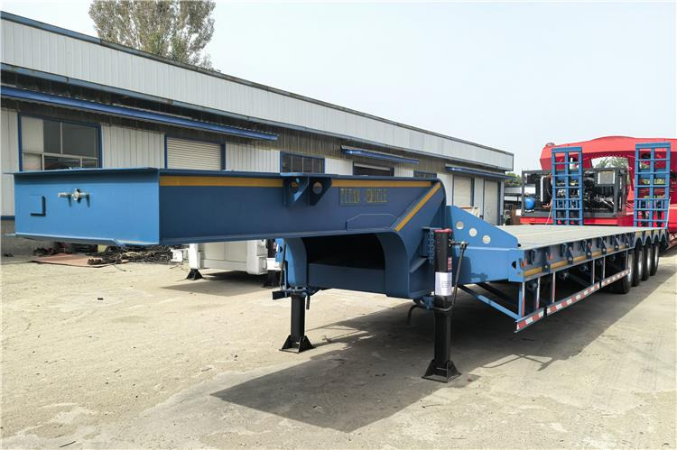 TITAN 4 Axle Extendable Low Bed Trailer for Sale In Nigeria - Low loader semi-trailer: picture 3 TITAN 4 Axle Extendable Low Bed Trailer for Sale In Nigeria - Low loader semi-trailer: picture 3