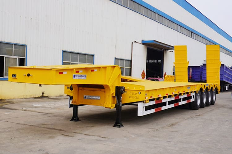 TITAN 4 Axle Lowbed Trailer Truck for Sale in Zambia - Low loader semi-trailer: picture 1 TITAN 4 Axle Lowbed Trailer Truck for Sale in Zambia - Low loader semi-trailer: picture 1
