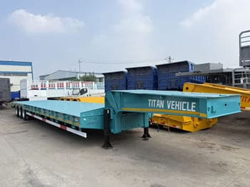 TITAN Drop Deck Semi Trailer for Sale in Kuwait - Low loader semi-trailer: picture 1 TITAN Drop Deck Semi Trailer for Sale in Kuwait - Low loader semi-trailer: picture 1