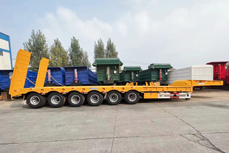 TITAN Hydraulic Low Bed Trailer for Sale in Kenya - Low loader semi-trailer: picture 5 TITAN Hydraulic Low Bed Trailer for Sale in Kenya - Low loader semi-trailer: picture 5
