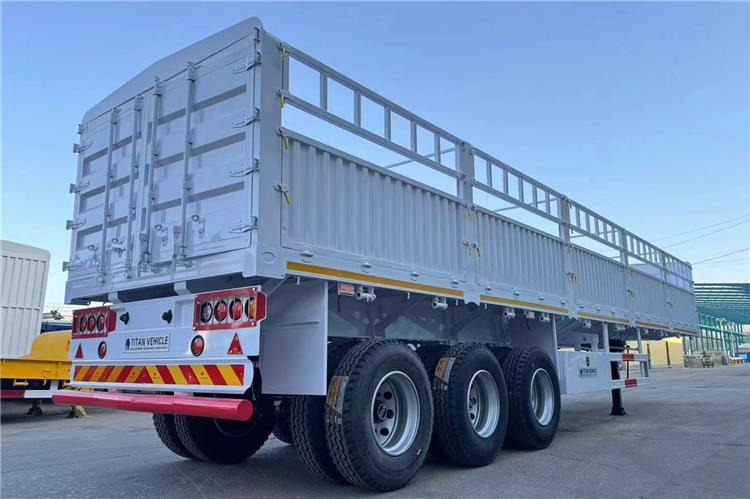 New Livestock semi-trailer for transportation of bulk materials TITAN In Stock 30/40/50 Ton Fence Semi Trailer Transport Cargo Bulk In Senegal: picture 6 New Livestock semi-trailer for transportation of bulk materials TITAN In Stock 30/40/50 Ton Fence Semi Trailer Transport Cargo Bulk In Senegal: picture 6