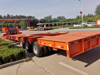 TITAN Lowboy Gooseneck Trailer for Sale in Malawi - Low loader semi-trailer: picture 2 TITAN Lowboy Gooseneck Trailer for Sale in Malawi - Low loader semi-trailer: picture 2