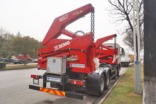XCMG 37 Ton Side Loader Truck for Sale in Mexico - Container transporter/ Swap body truck: picture 3 XCMG 37 Ton Side Loader Truck for Sale in Mexico - Container transporter/ Swap body truck: picture 3