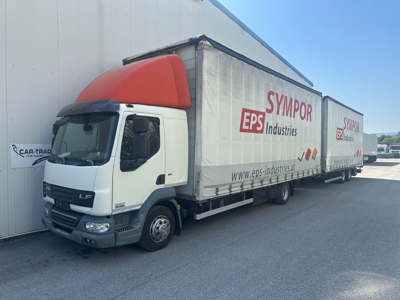 DAF LF 250 Schalter 120m° TÜV - Curtainsider truck: picture 1 DAF LF 250 Schalter 120m° TÜV - Curtainsider truck: picture 1