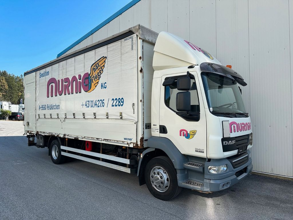 DAF LF 55-220 EEV Edscha LBW - Curtainsider truck: picture 1 DAF LF 55-220 EEV Edscha LBW - Curtainsider truck: picture 1