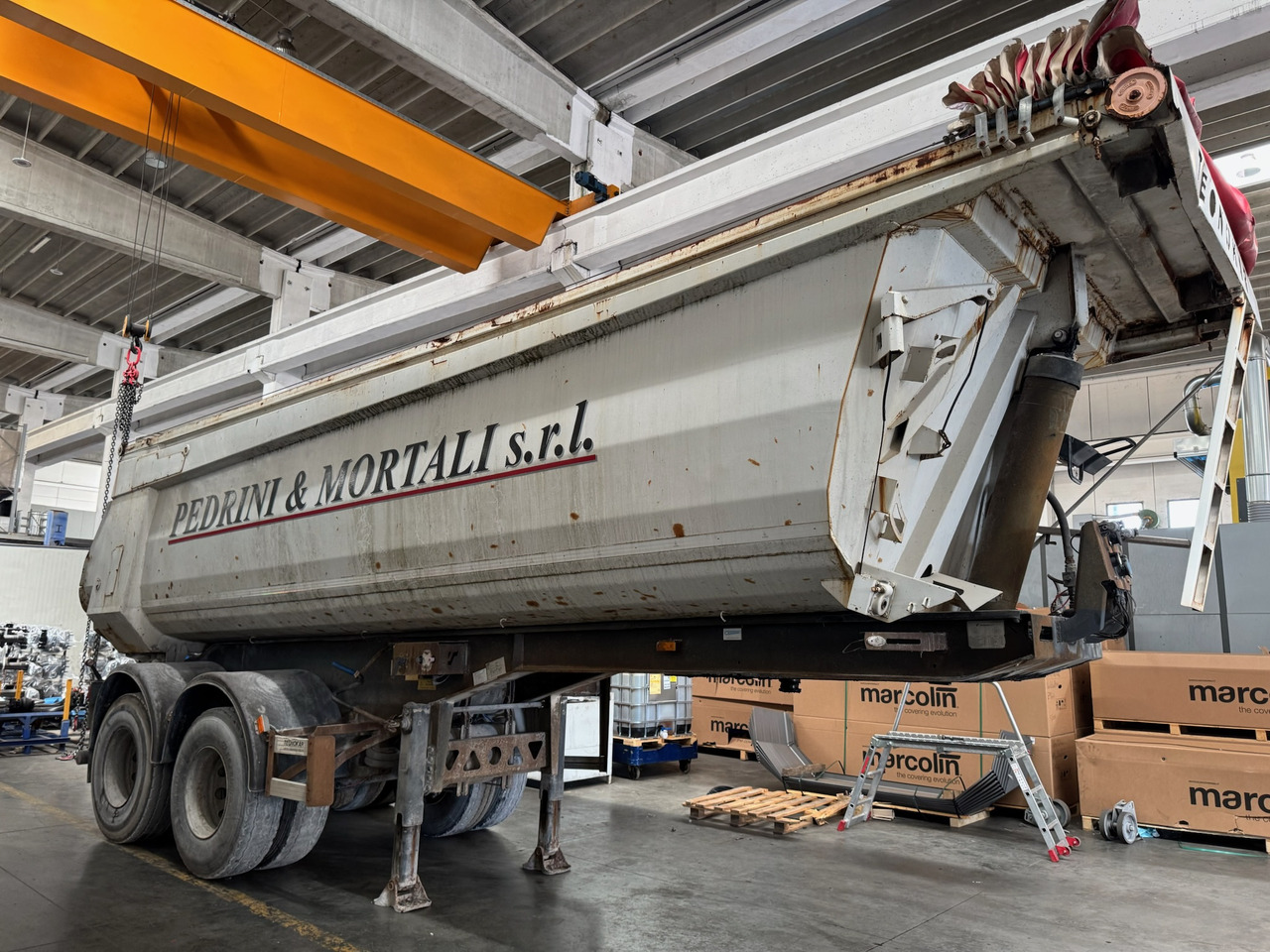 TECNOKAR T2GP Semirimorchio Ribaltabile Mezzo d'opera - Tipper semi-trailer: picture 2 TECNOKAR T2GP Semirimorchio Ribaltabile Mezzo d'opera - Tipper semi-trailer: picture 2