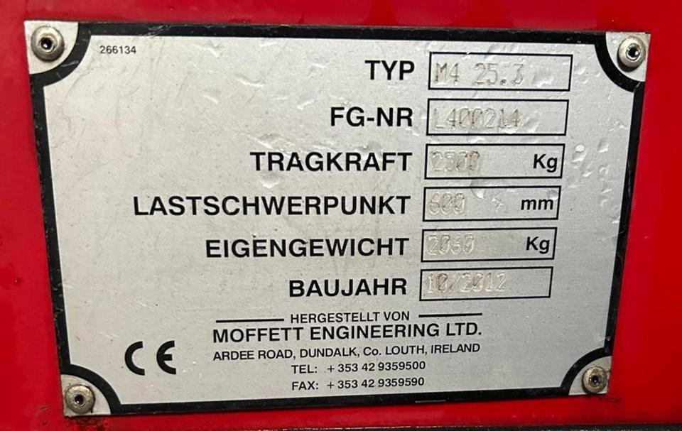 Truck mounted forklift Moffett M4-25.3 + Ausschubzinken + gr. Reifen + 3 mtr. + Turbo: picture 18