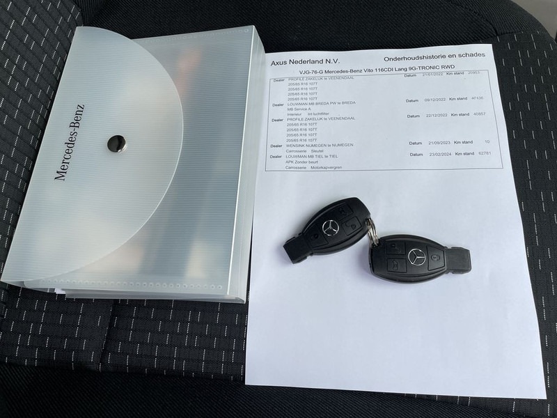 Small van Mercedes-Benz Vito 116 CDI 164pk E6 Lang BPM Vrij! Lease €352 p/m, Airco, Navi+Camera, Trekhaak, PDC V+A, Bedrijfsinrichting, Onderhoudshistorie aanwezig: picture 9