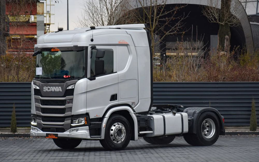 Scania R450 / HYDRAULIKA / RETARDER / ACC / KLIMA / FULL LEDY / ALUFELGI / SERWISOWANA / SPROWADZONA - Tractor unit: picture 1 Scania R450 / HYDRAULIKA / RETARDER / ACC / KLIMA / FULL LEDY / ALUFELGI / SERWISOWANA / SPROWADZONA - Tractor unit: picture 1