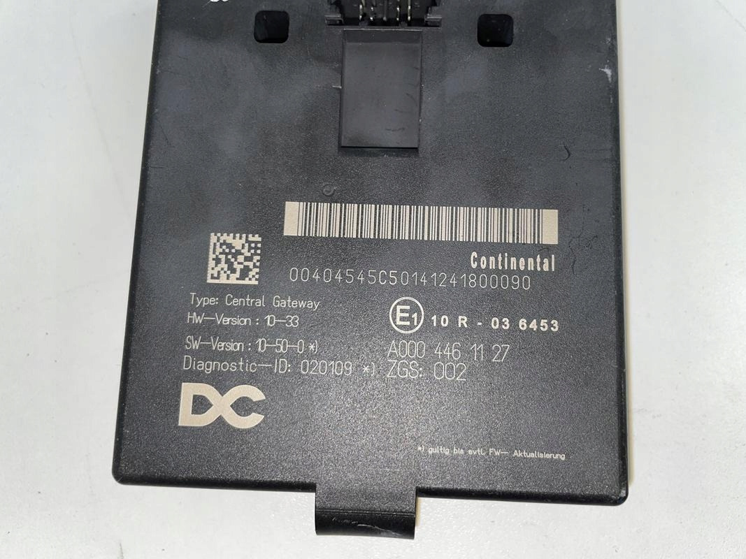 MERCEDES ACTROS MP4 STEROWNIK ZGS A0004461127 - Electrical system for Truck: picture 2 MERCEDES ACTROS MP4 STEROWNIK ZGS A0004461127 - Electrical system for Truck: picture 2