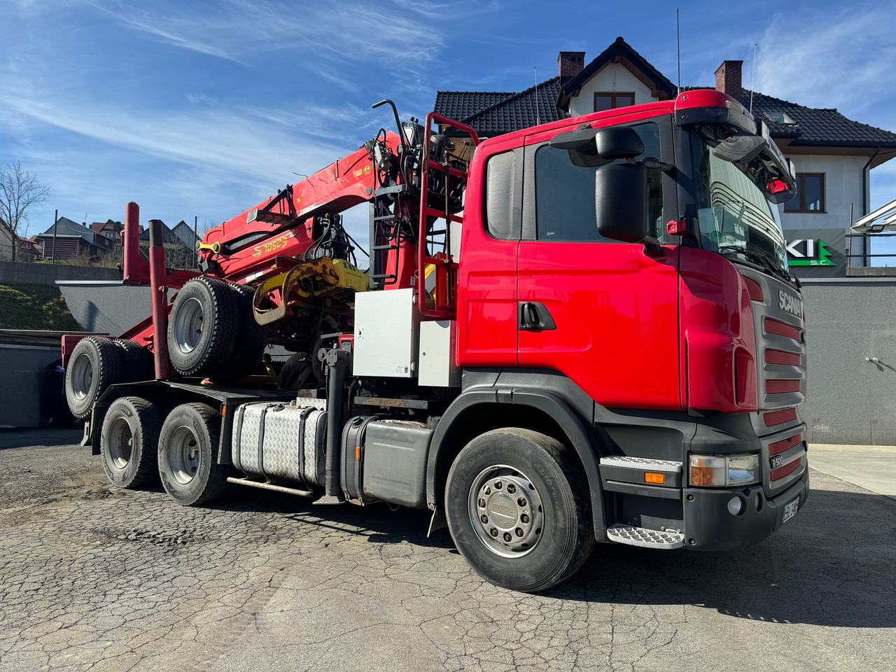 SCANIA R500 - Timber truck, Crane truck: picture 2 SCANIA R500 - Timber truck, Crane truck: picture 2