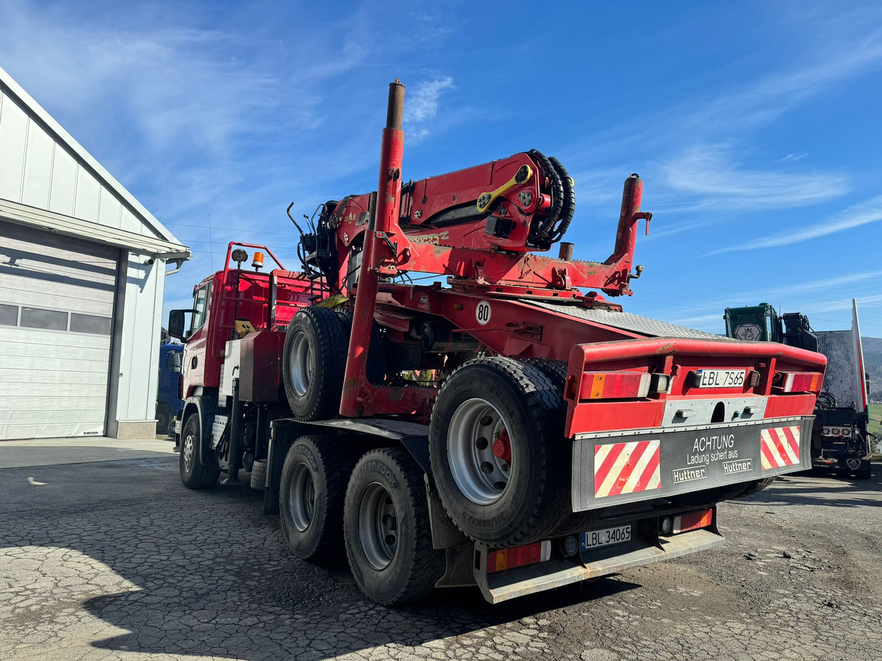 SCANIA R500 - Timber truck, Crane truck: picture 4 SCANIA R500 - Timber truck, Crane truck: picture 4